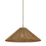 Troy Lighting | Ahrens Pendant - PATINA BRASS White Cliff Studio Pendant