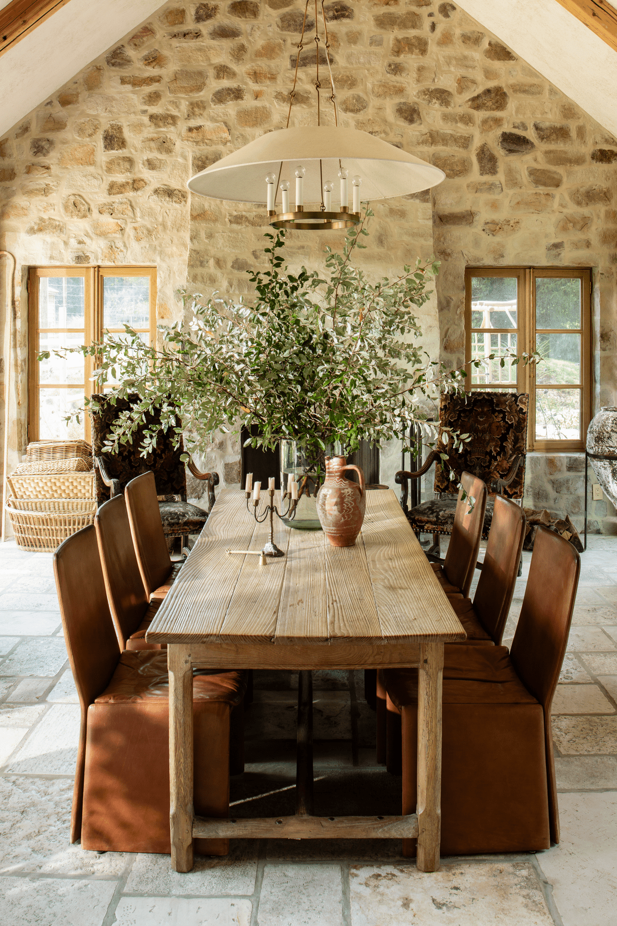 Troy Lighting | Archive Chandelier - PATINA BRASS White Cliff Studio Chandelier