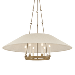 Troy Lighting | Archive Chandelier - PATINA BRASS White Cliff Studio Chandelier