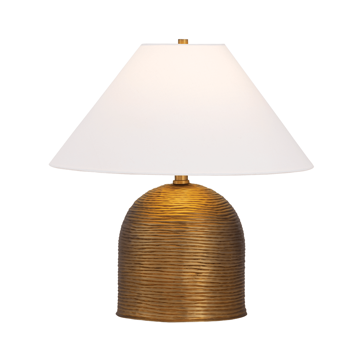 Troy Lighting | Arvin Table Lamp - PATINA BRASS White Cliff Studio Table Lamp