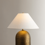 Troy Lighting | Arvin Table Lamp - PATINA BRASS White Cliff Studio Table Lamps