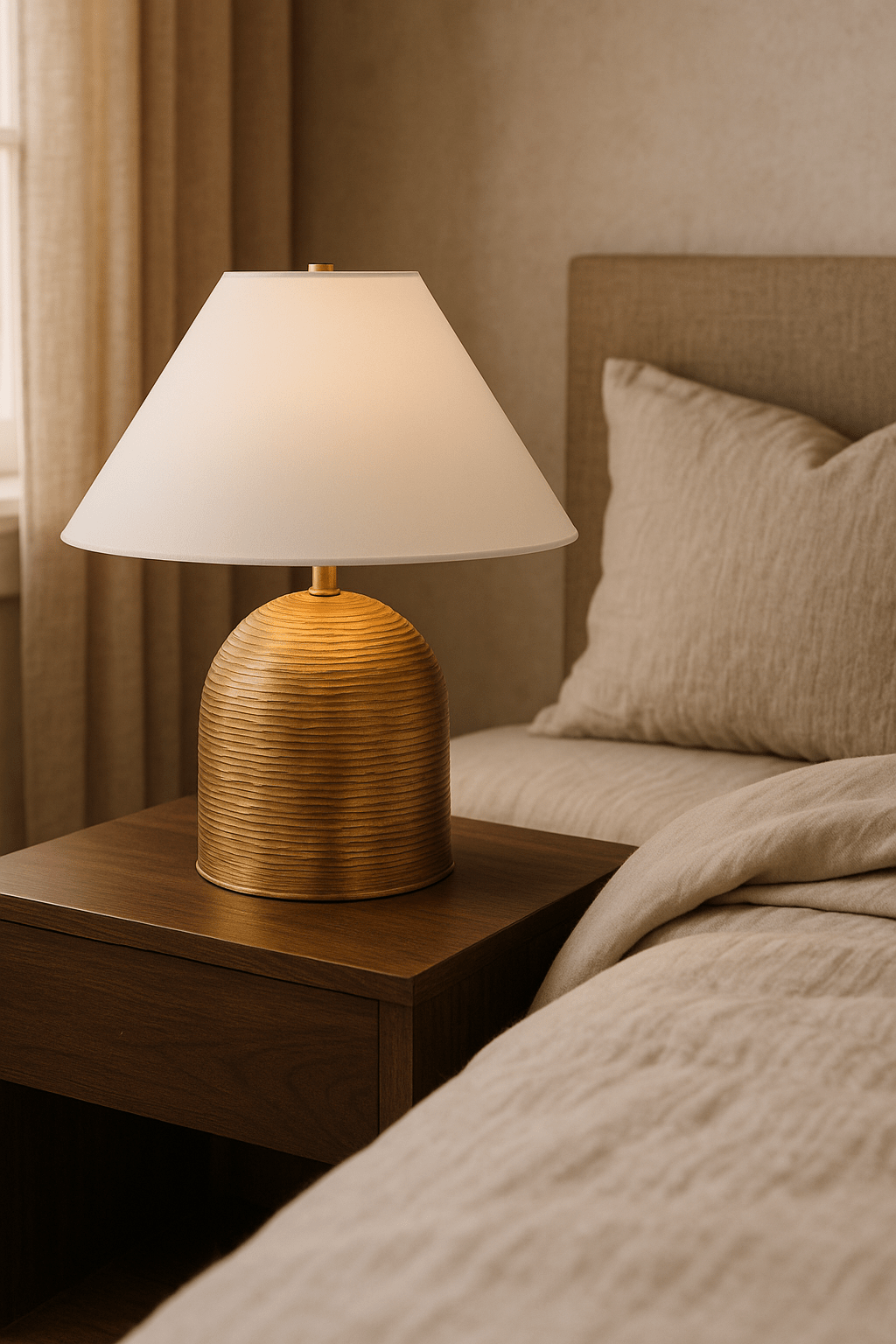 Troy Lighting | Arvin Table Lamp - PATINA BRASS White Cliff Studio Table Lamps
