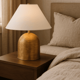 Troy Lighting | Arvin Table Lamp - PATINA BRASS White Cliff Studio Table Lamps