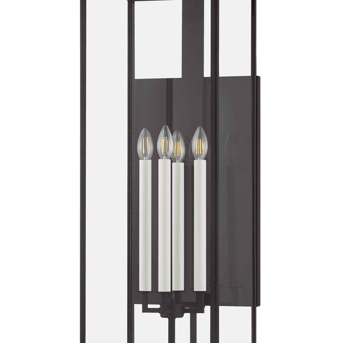 Troy Lighting | Beckham Wall Sconce - FORGED IRON White Cliff Studio Wall Sconce