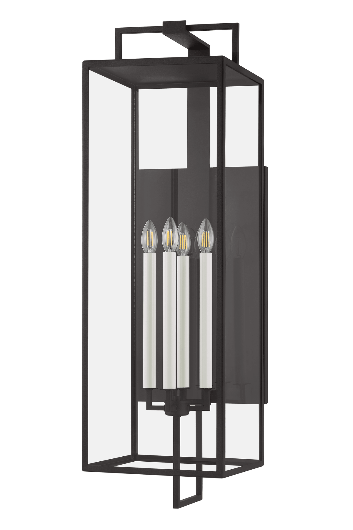 Troy Lighting | Beckham Wall Sconce - FORGED IRON White Cliff Studio Wall Sconce