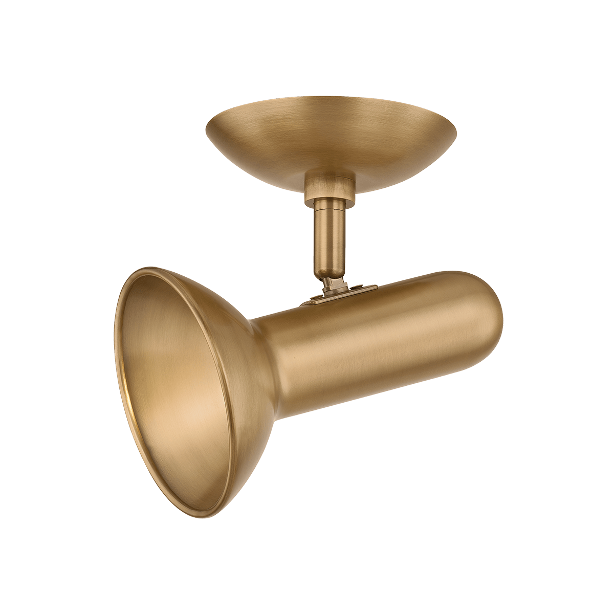 Troy Lighting | Bjorn Flush Mount - PATINA BRASS White Cliff Studio Flush Mount