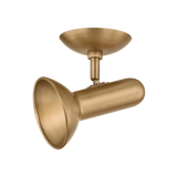 Troy Lighting | Bjorn Flush Mount - PATINA BRASS White Cliff Studio Flush Mount