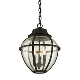 Troy Lighting | Bunker Hill Lantern - VINTAGE BRONZE White Cliff Studio Lantern