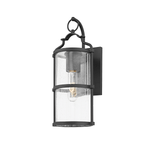 Troy Lighting | Burbank Wall Sconce - TEXTURE BLACK White Cliff Studio Wall Sconce