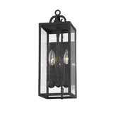 Troy Lighting | Caiden Wall Sconce - FORGED IRON White Cliff Studio Wall Sconce