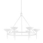 Troy Lighting | Cecilia Chandelier - GESSO WHITE White Cliff Studio Chandelier
