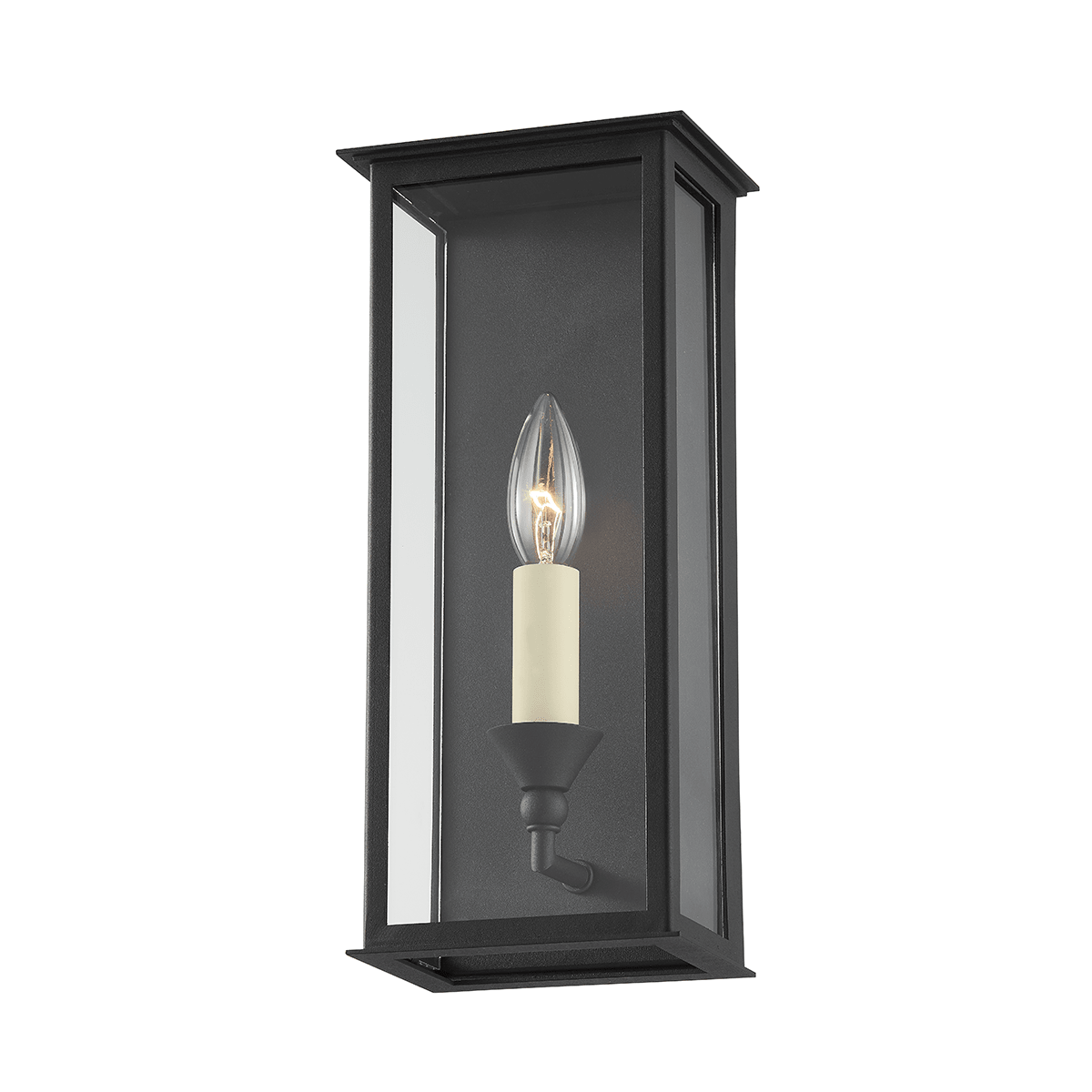 Troy Lighting | Chauncey Wall Sconce - TEXTURE BLACK White Cliff Studio Wall Sconce