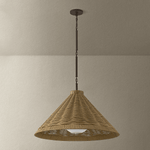 Troy Lighting | Devlin Pendant - BRONZE White Cliff Studio Pendant