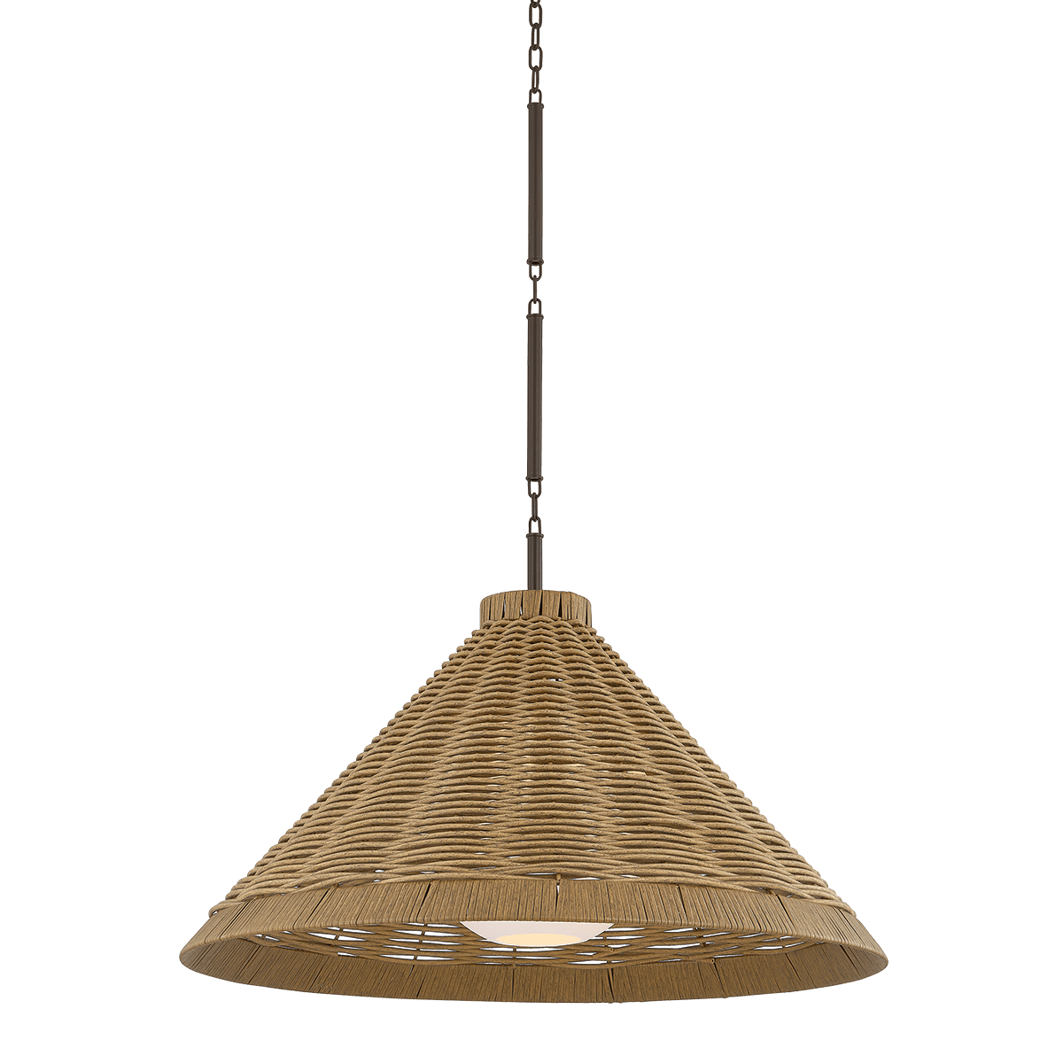 Troy Lighting | Devlin Pendant - BRONZE White Cliff Studio Pendant