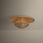 Troy Lighting | Draco Semi Flush - BRONZE LEAF White Cliff Studio Semi Flush