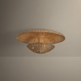 Troy Lighting | Draco Semi Flush - BRONZE LEAF White Cliff Studio Semi Flush