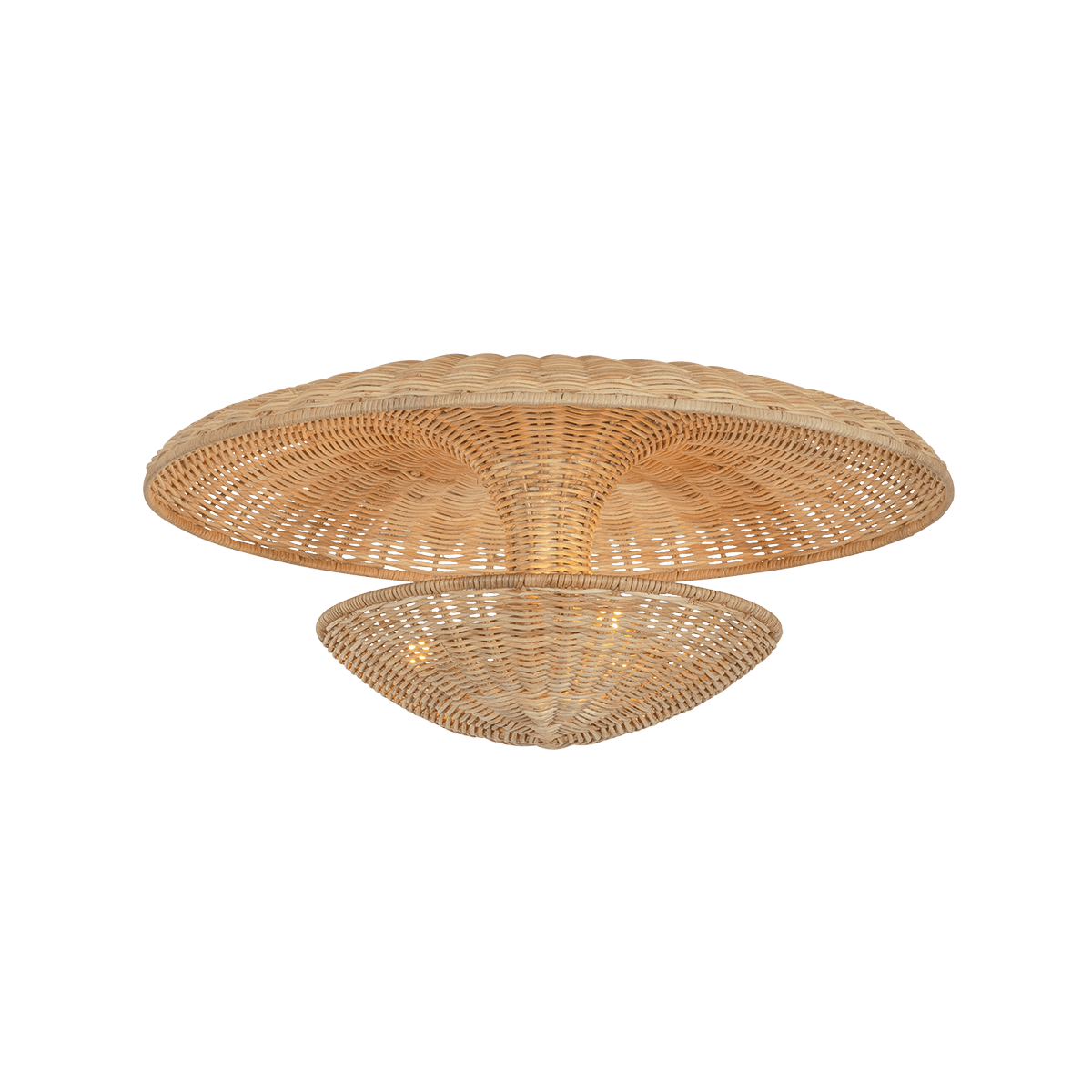 Troy Lighting | Draco Semi Flush - BRONZE LEAF White Cliff Studio Semi Flush