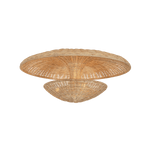 Troy Lighting | Draco Semi Flush - BRONZE LEAF White Cliff Studio Semi Flush