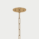 Troy Lighting | Era Pendant - PATINA BRASS White Cliff Studio Pendant