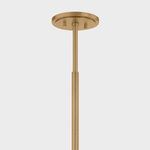 Troy Lighting | Evermore Chandelier - PATINA BRASS White Cliff Studio Chandelier