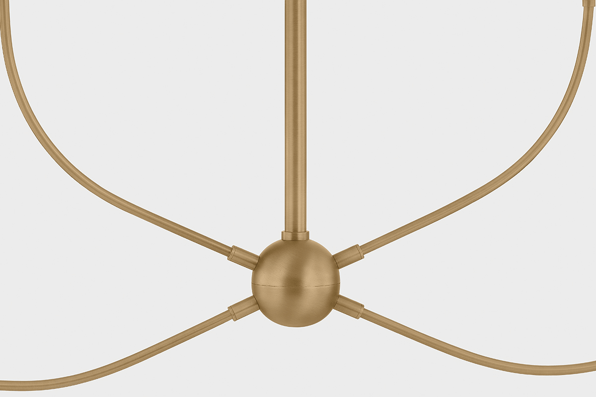 Troy Lighting | Evermore Linear - PATINA BRASS White Cliff Studio Linear