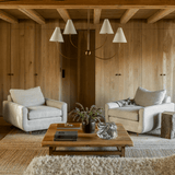 Troy Lighting | Evermore Linear - PATINA BRASS White Cliff Studio Linear