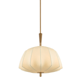 Troy Lighting | Flinders Pendant - PATINA BRASS White Cliff Studio Pendant