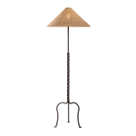 Troy Lighting | Francisco Floor Lamp - FRENCH IRON White Cliff Studio Floor Lamp