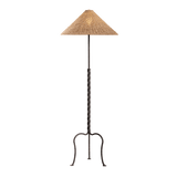 Troy Lighting | Francisco Floor Lamp - FRENCH IRON White Cliff Studio Floor Lamp