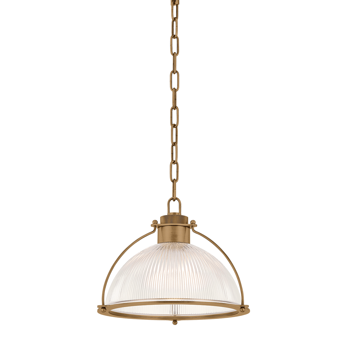 Troy Lighting | Glint Pendant - PATINA BRASS White Cliff Studio Pendant