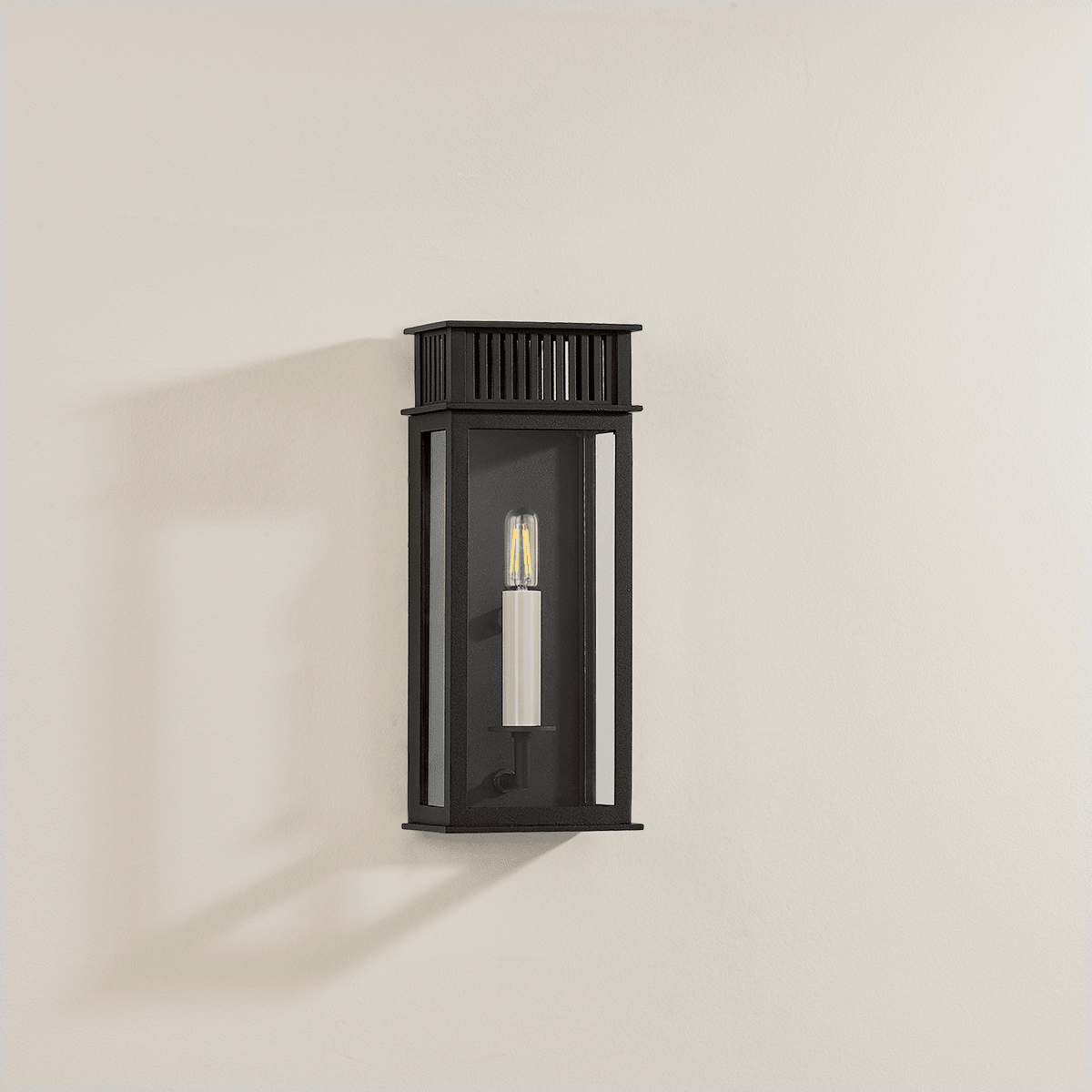 Troy Lighting | Gridley Wall Sconce - TEXTURE BLACK White Cliff Studio Wall Sconce