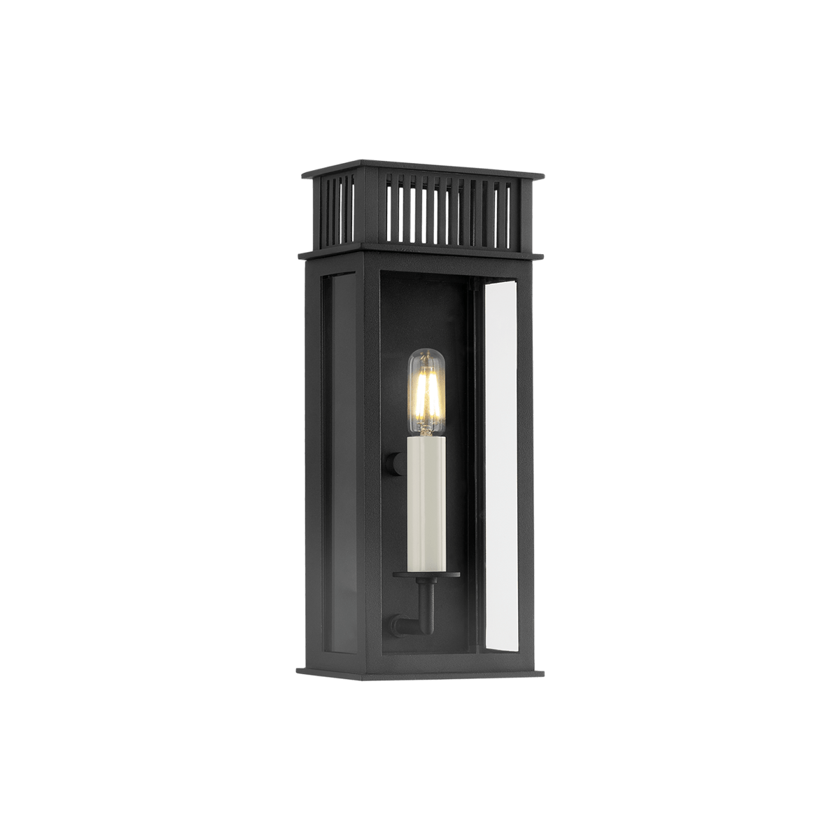 Troy Lighting | Gridley Wall Sconce - TEXTURE BLACK White Cliff Studio Wall Sconce