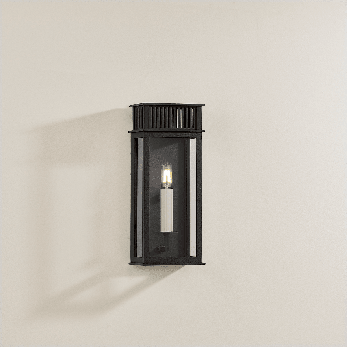 Troy Lighting | Gridley Wall Sconce - TEXTURE BLACK White Cliff Studio Wall Sconce