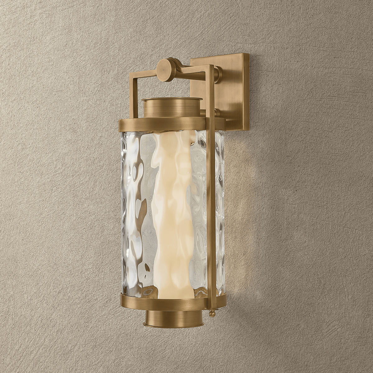 Troy Lighting | Haddock Wall Sconce - PATINA BRASS White Cliff Studio Wall Sconce