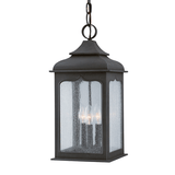 Troy Lighting | Henry Street Lantern - TEXTURED BRONZE White Cliff Studio Lantern