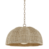 Troy Lighting | Jack Pendant - PATINA BRASS White Cliff Studio Pendant