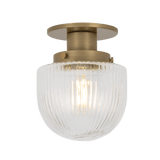 Troy Lighting | Jar Flush Mount - PATINA BRASS White Cliff Studio Flush Mount