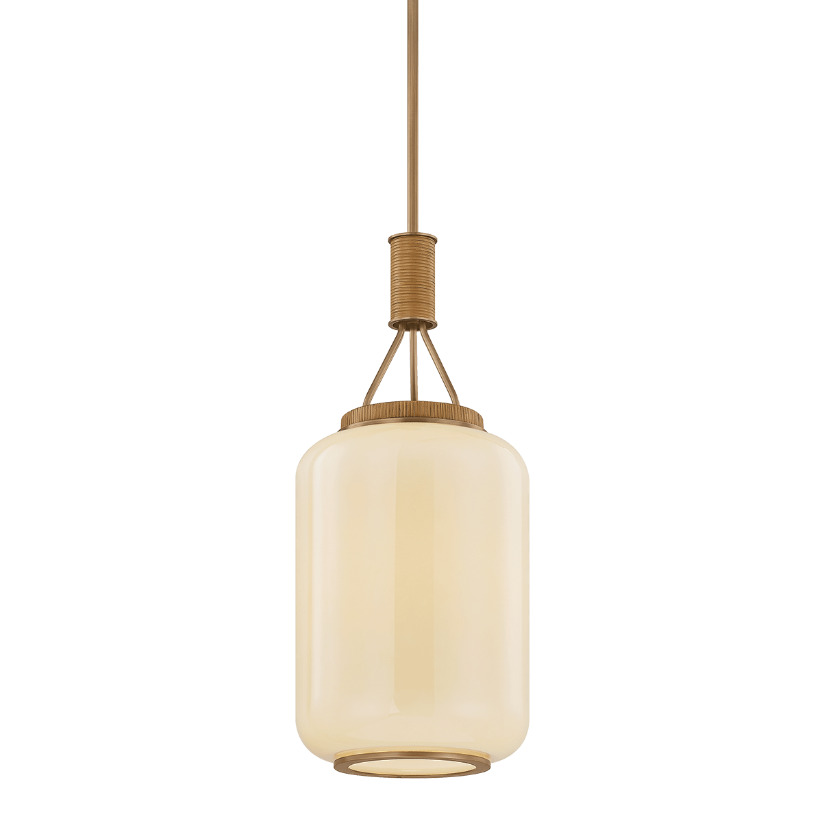 Troy Lighting | Judson Lantern - PATINA BRASS White Cliff Studio Lantern