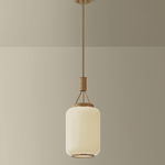 Troy Lighting | Judson Lantern - PATINA BRASS White Cliff Studio Lantern