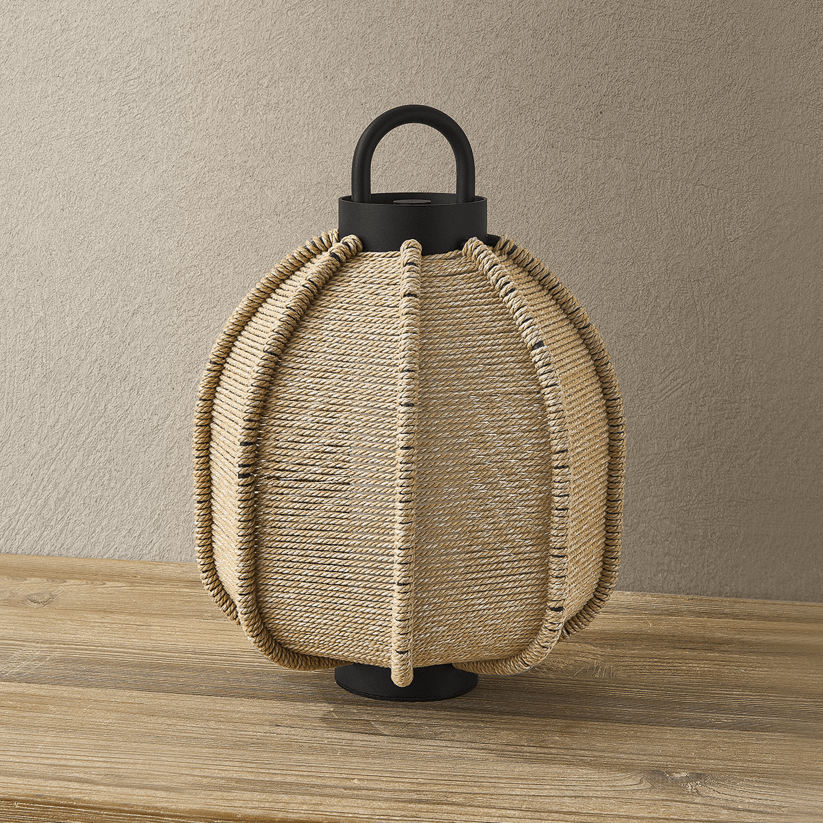 Troy Lighting | Maltby Rechargeable Table Lamp - TEXTURE BLACK White Cliff Studio Table Lamps