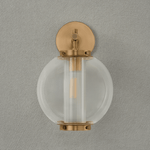 Troy Lighting | Marco Wall Sconce - PATINA BRASS White Cliff Studio Wall Sconce