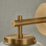 Troy Lighting | Marco Wall Sconce - PATINA BRASS White Cliff Studio Wall Sconce