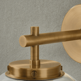 Troy Lighting | Marco Wall Sconce - PATINA BRASS White Cliff Studio Wall Sconce