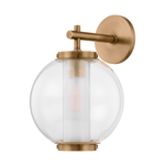 Troy Lighting | Marco Wall Sconce - PATINA BRASS White Cliff Studio Wall Sconce