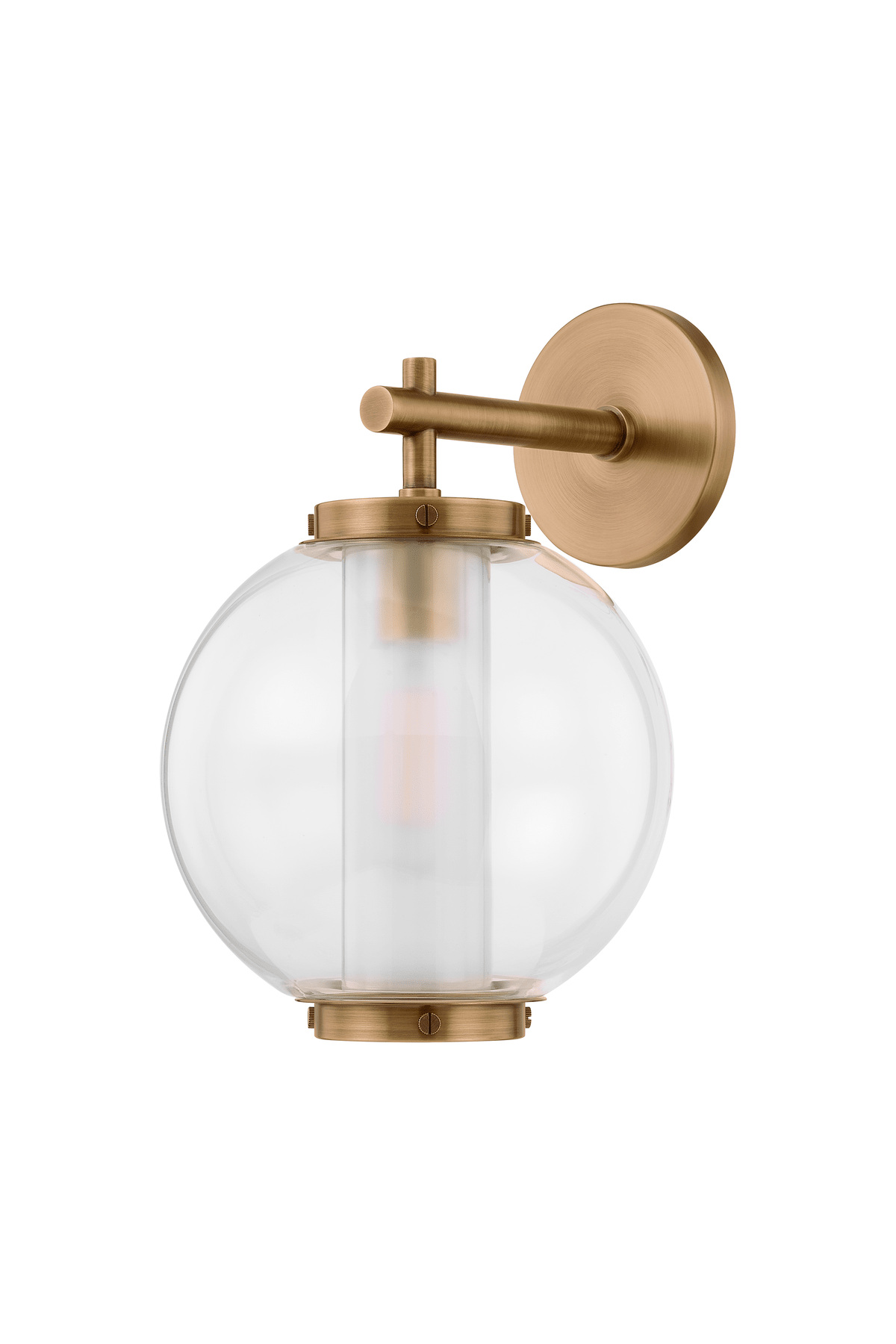 Troy Lighting | Marco Wall Sconce - PATINA BRASS White Cliff Studio Wall Sconce