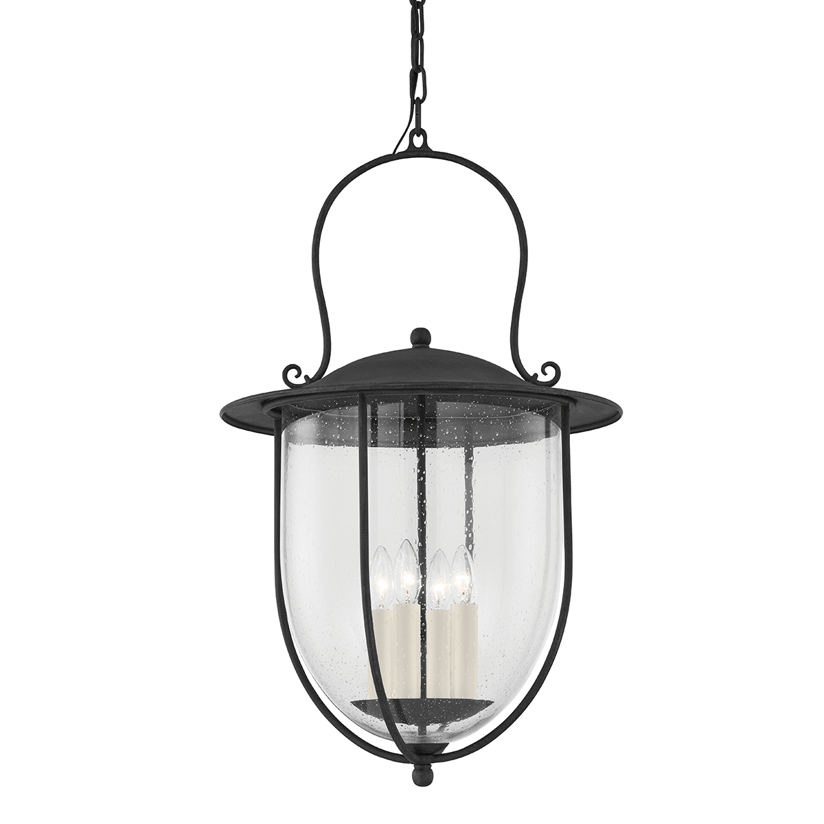 Troy Lighting | Monterey County Pendant - FRENCH IRON White Cliff Studio Pendant