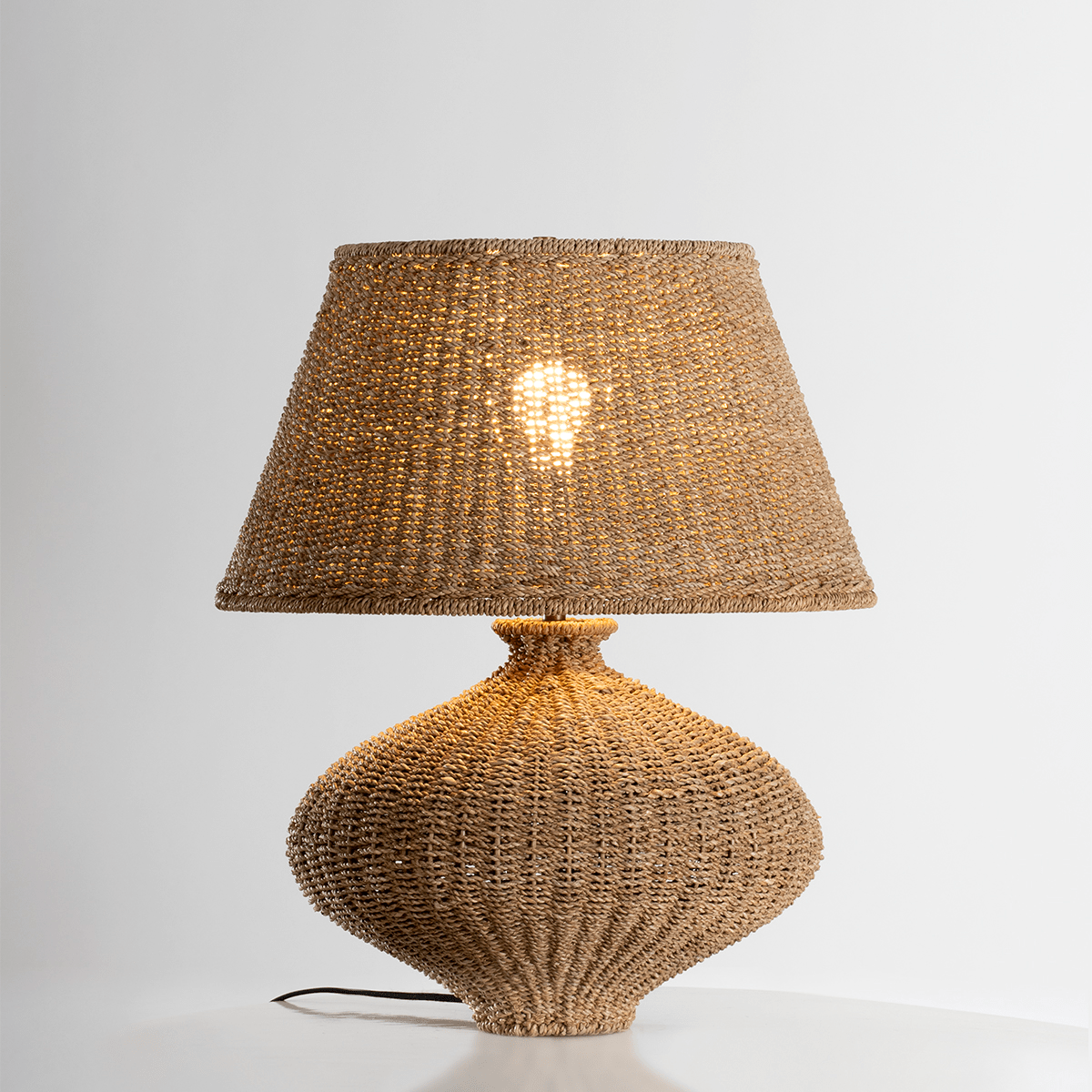 Troy Lighting | Nette Table Lamp - PATINA BRASS White Cliff Studio Table Lamps