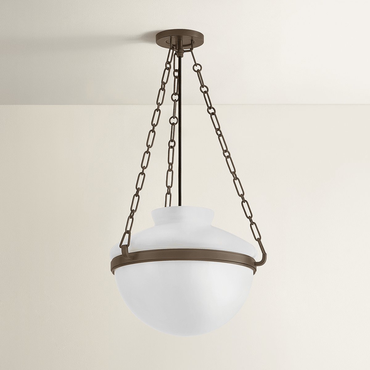 Troy Lighting | Paradigm Pendant - BRONZE White Cliff Studio Pendant