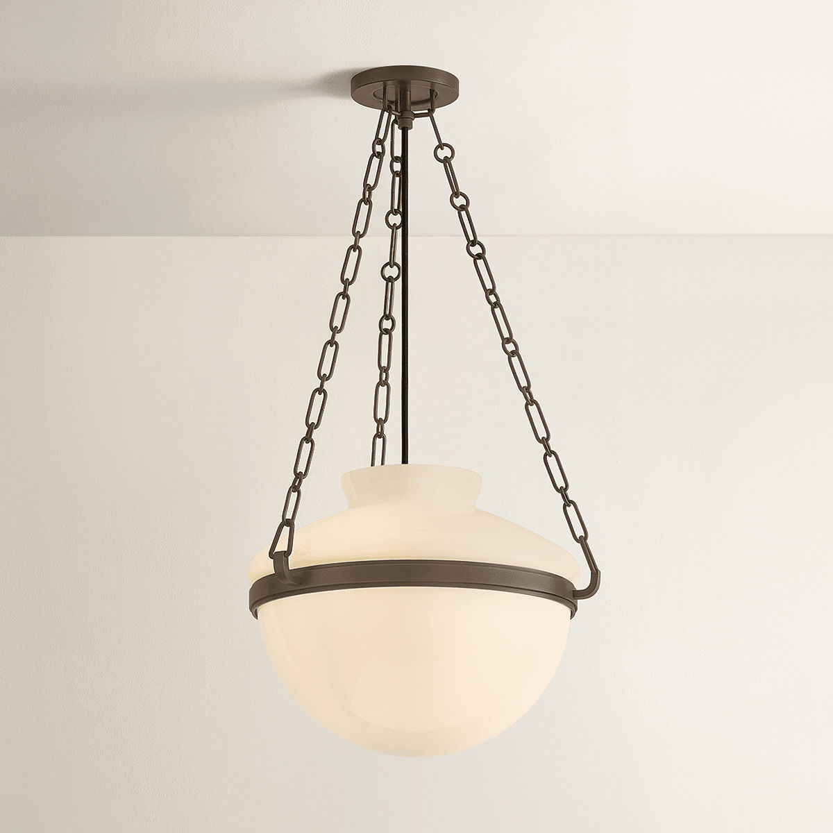 Troy Lighting | Paradigm Pendant - BRONZE White Cliff Studio Pendant
