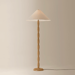 Troy Lighting | Parrish Floor Lamp - PATINA BRASS White Cliff Studio Floor Lamps